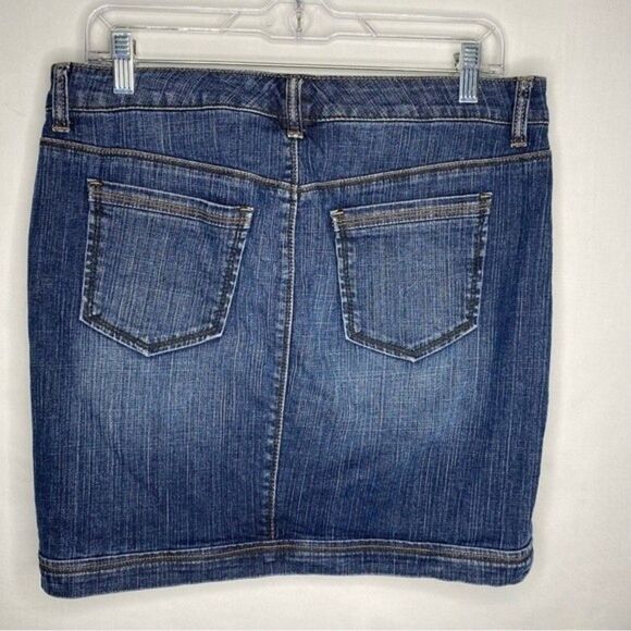 Tommy Hilfiger Blue Denim 4 Pocket Mini Jean Skirt 8 - Picture 5 of 7